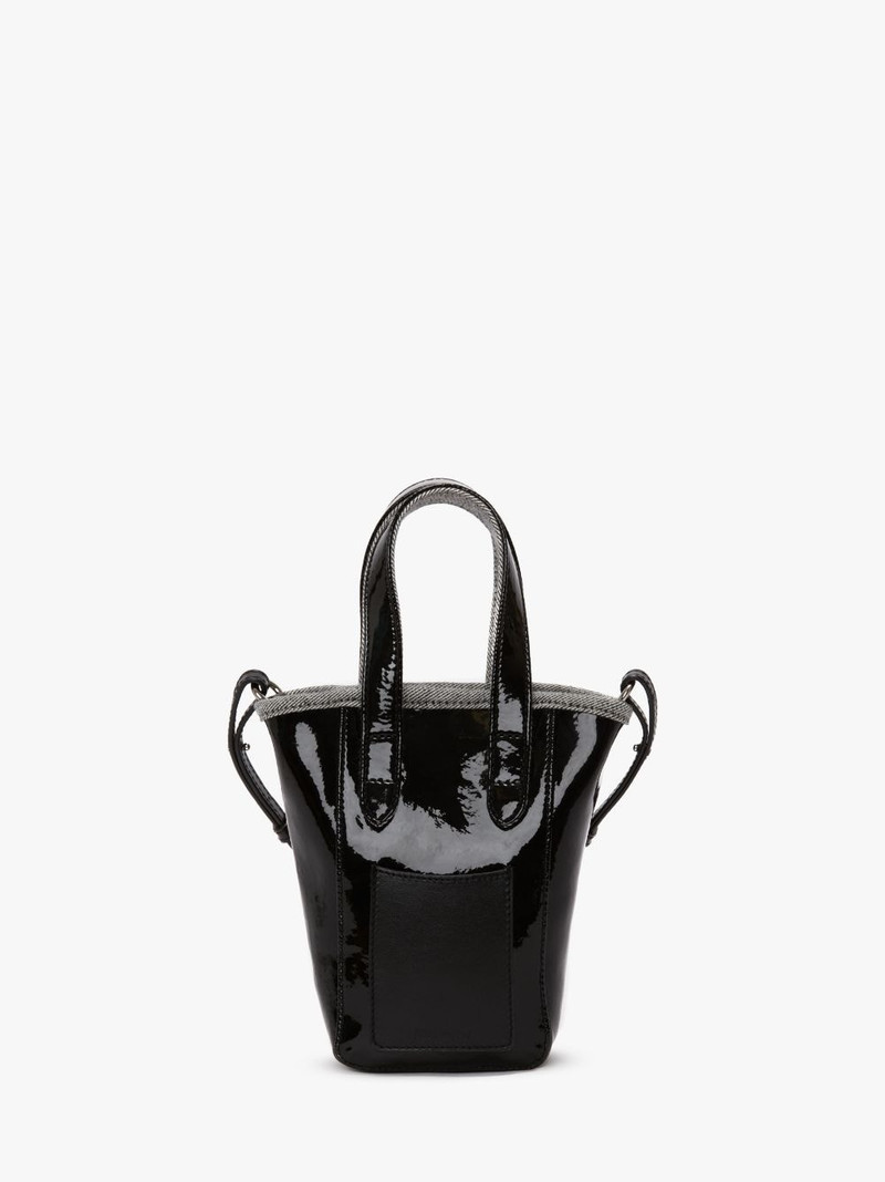 MINI BELT TOTE - MINI COATED DENIM TOTE BAG 4