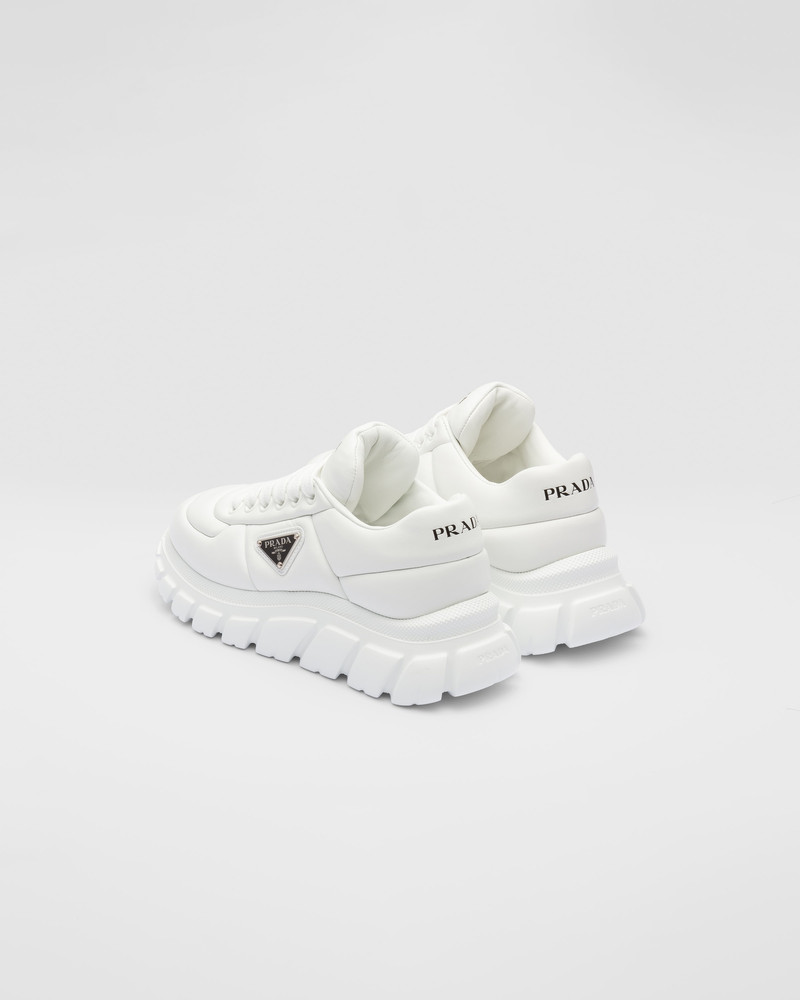 Padded nappa leather sneakers 5