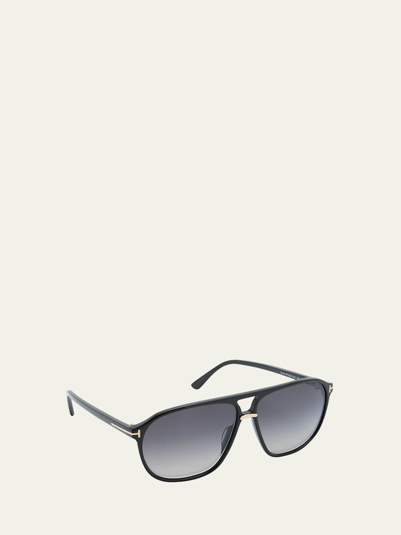 TOM FORD Men's Bruce Acetate Square Sunglasses outlook
