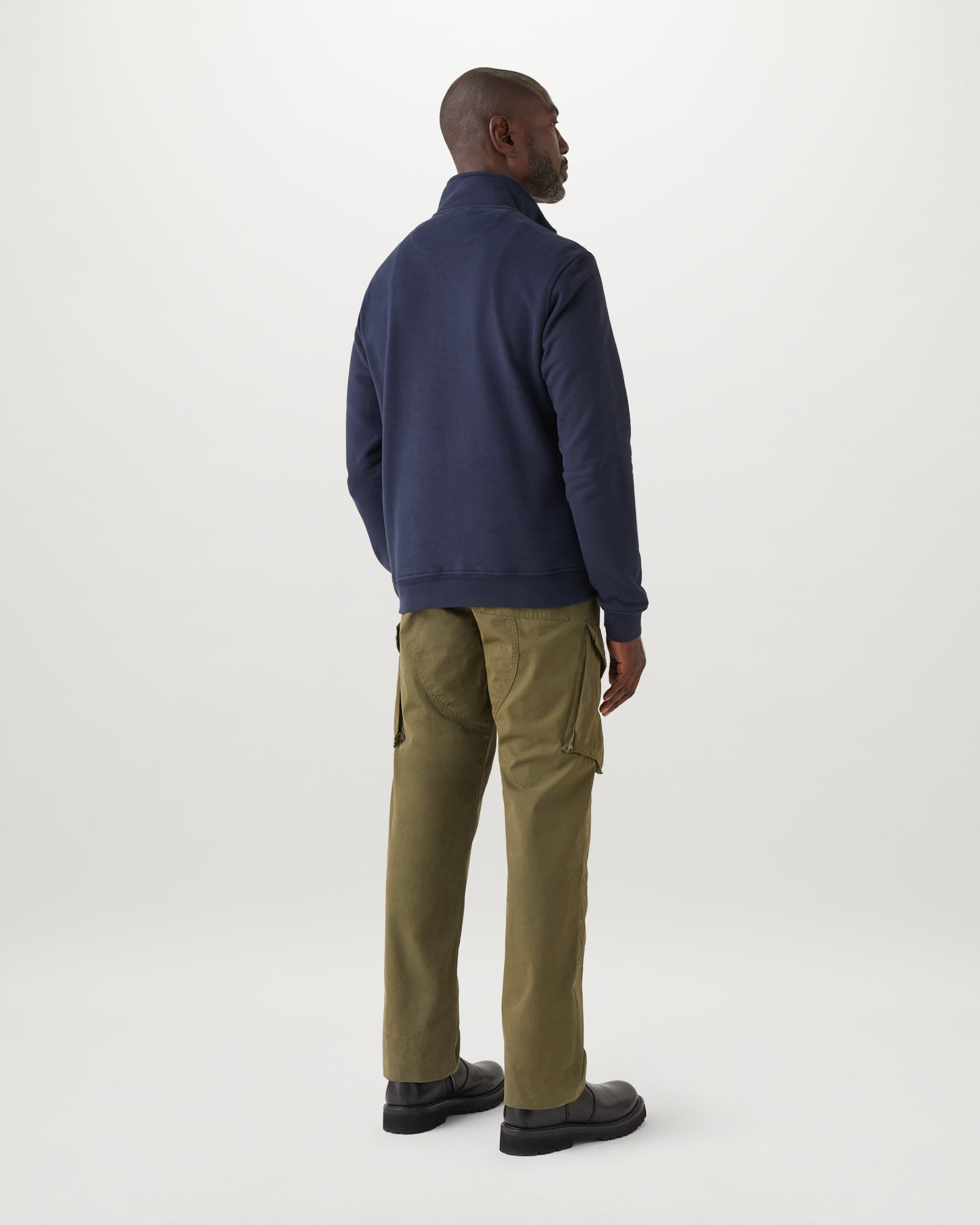BELSTAFF QUARTER ZIP SWEATSHIRT - 4