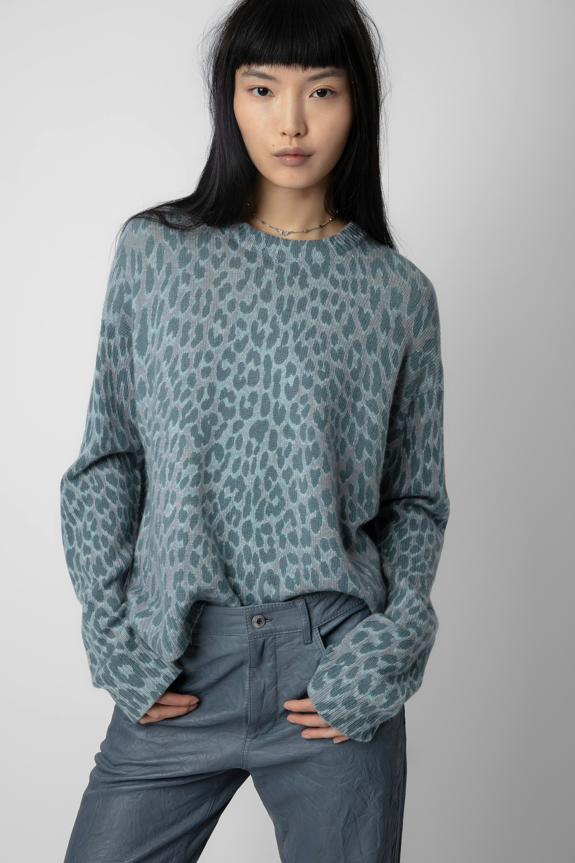Markus Leopard Cashmere Sweater - 2