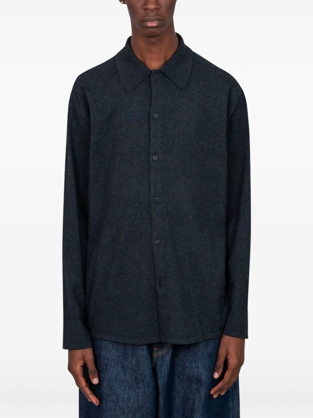 button fastening cardigan - 1