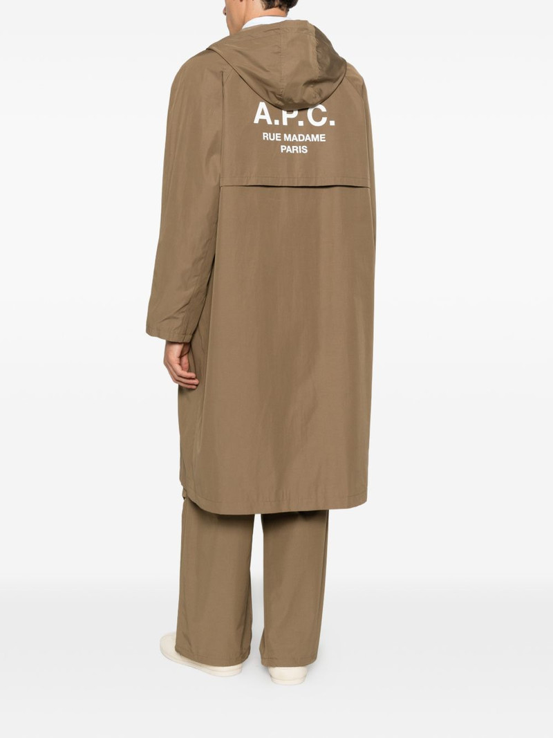 A.P.C. hooded button coat outlook