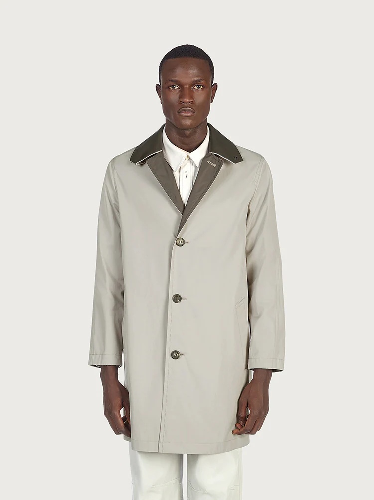 TRENCH WITH NAPPA DETAILS - 2