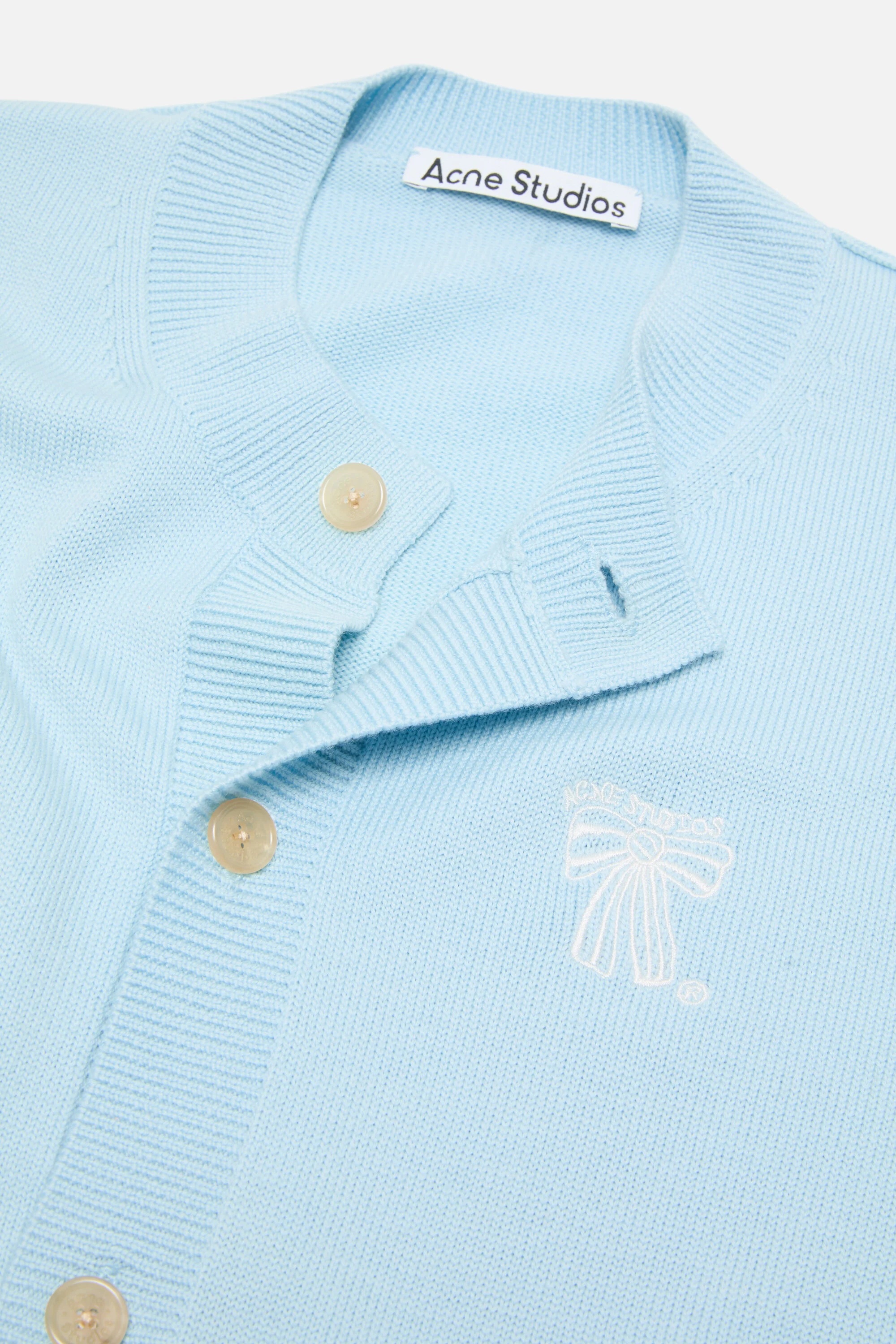 Crewneck cardigan - Ice blue - 5