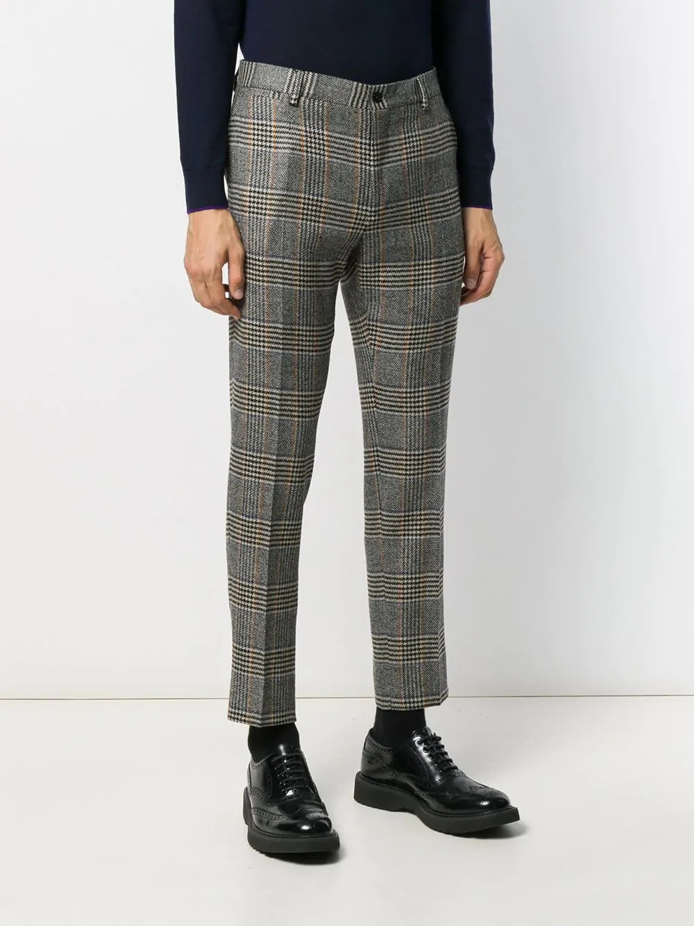 Glen plaid tailored trousers - 3