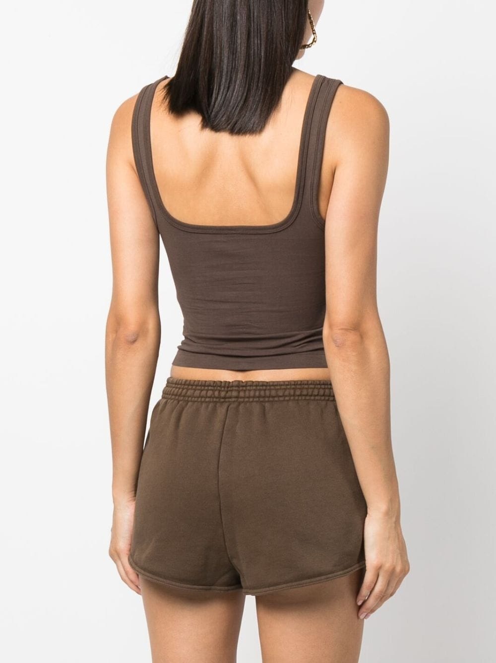 square-neck cropped top - 4