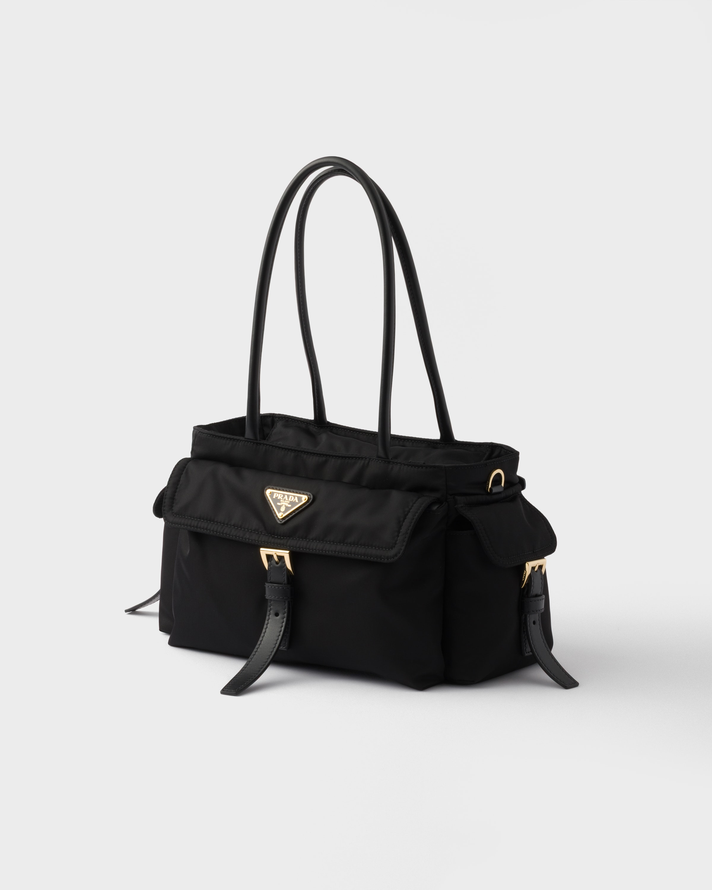 Prada Explore medium Re-Nylon and leather tote bag - 3