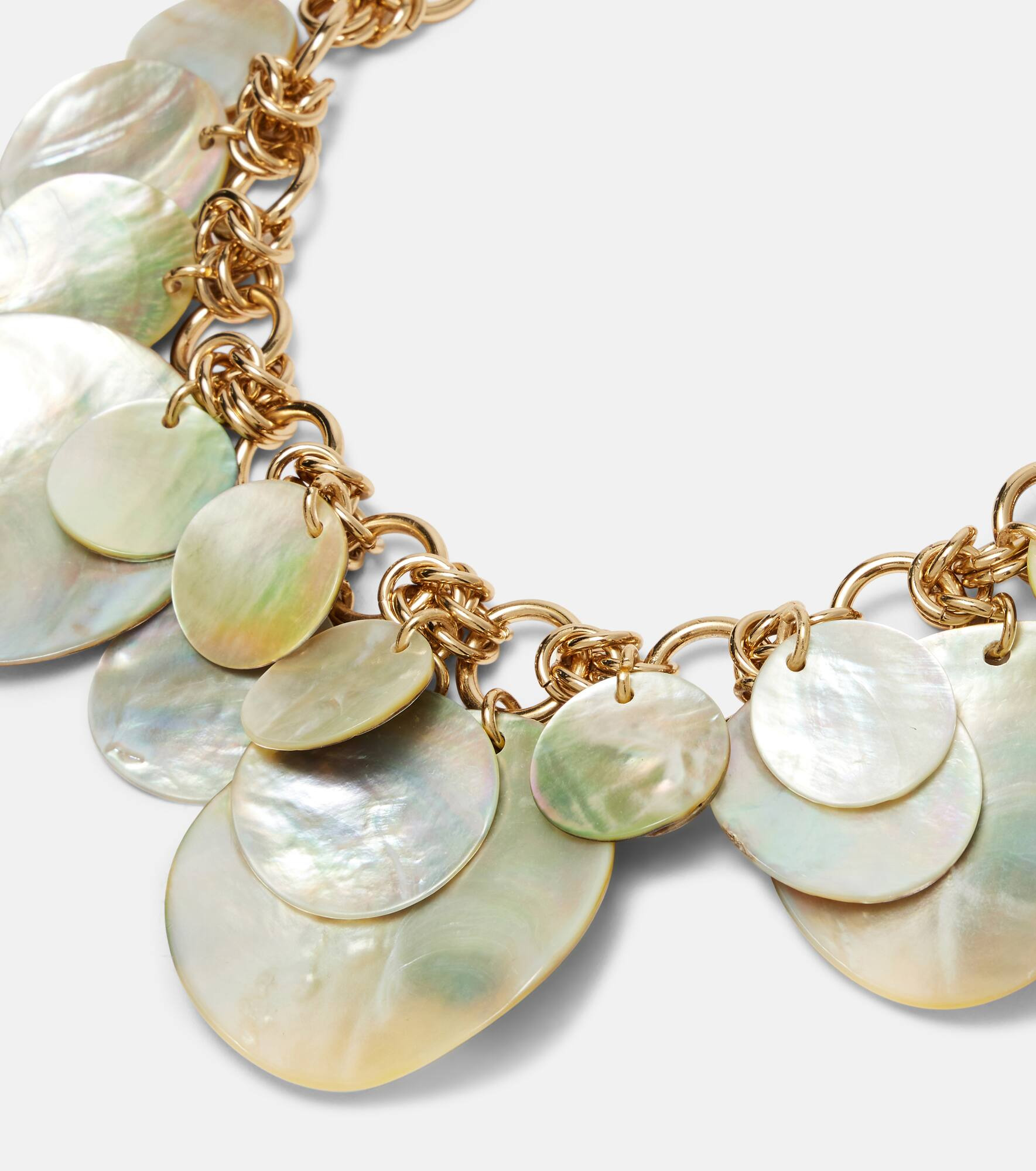 Mother-of-pearl chain necklace - 2