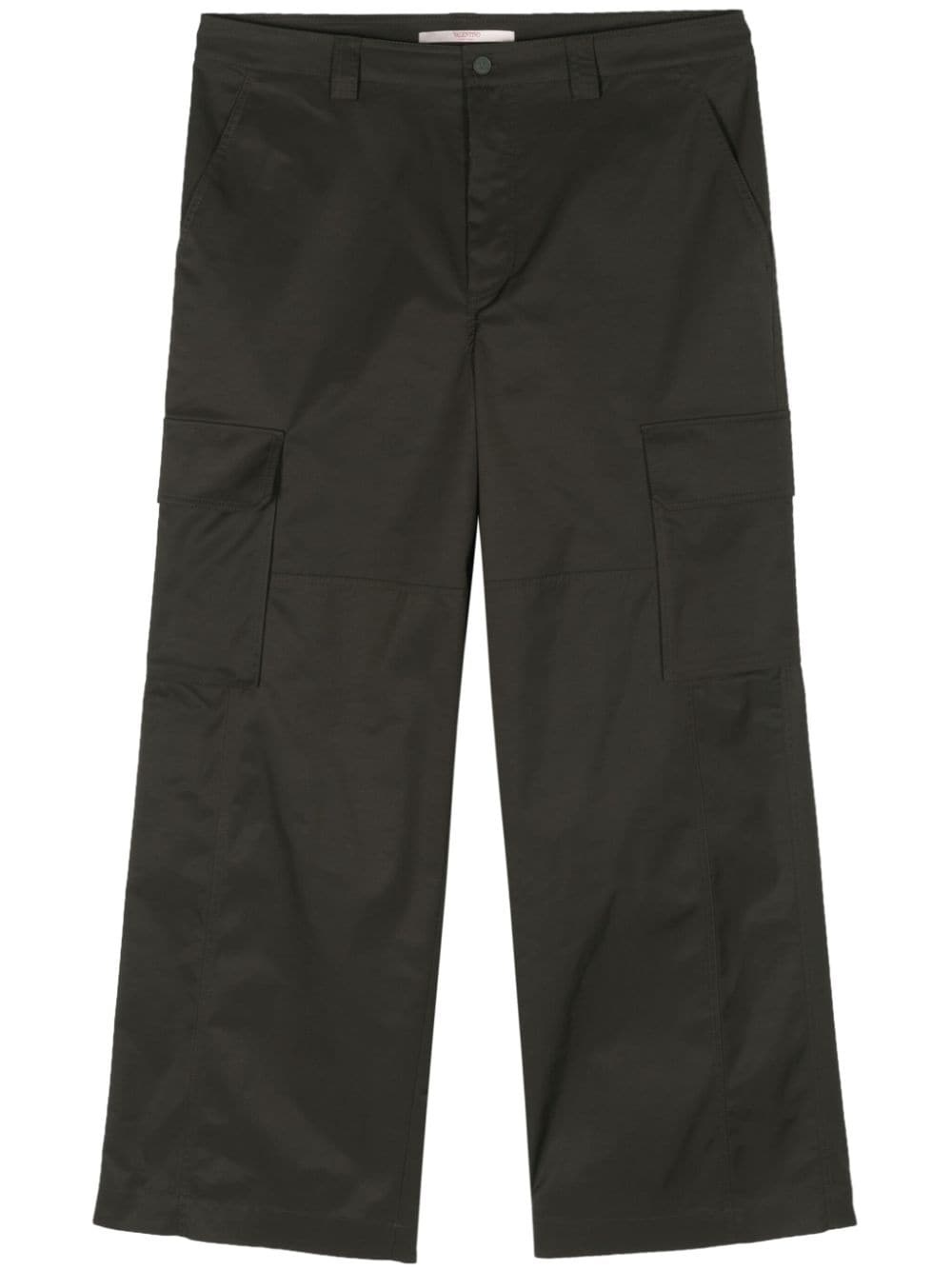 straight-leg cargo trousers - 1