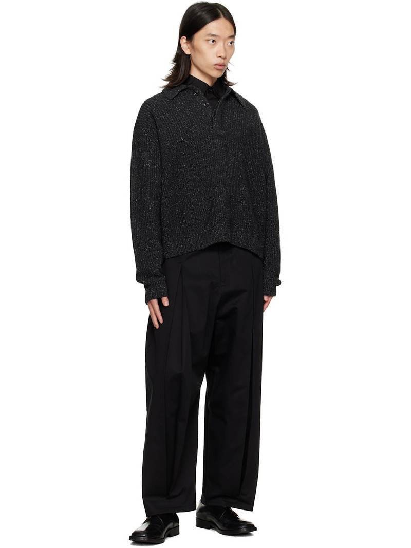sage NATION Black Box Pleat Trousers outlook