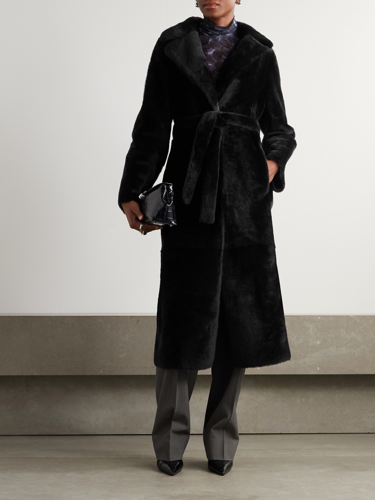 Reversible Shearling Coat - 4