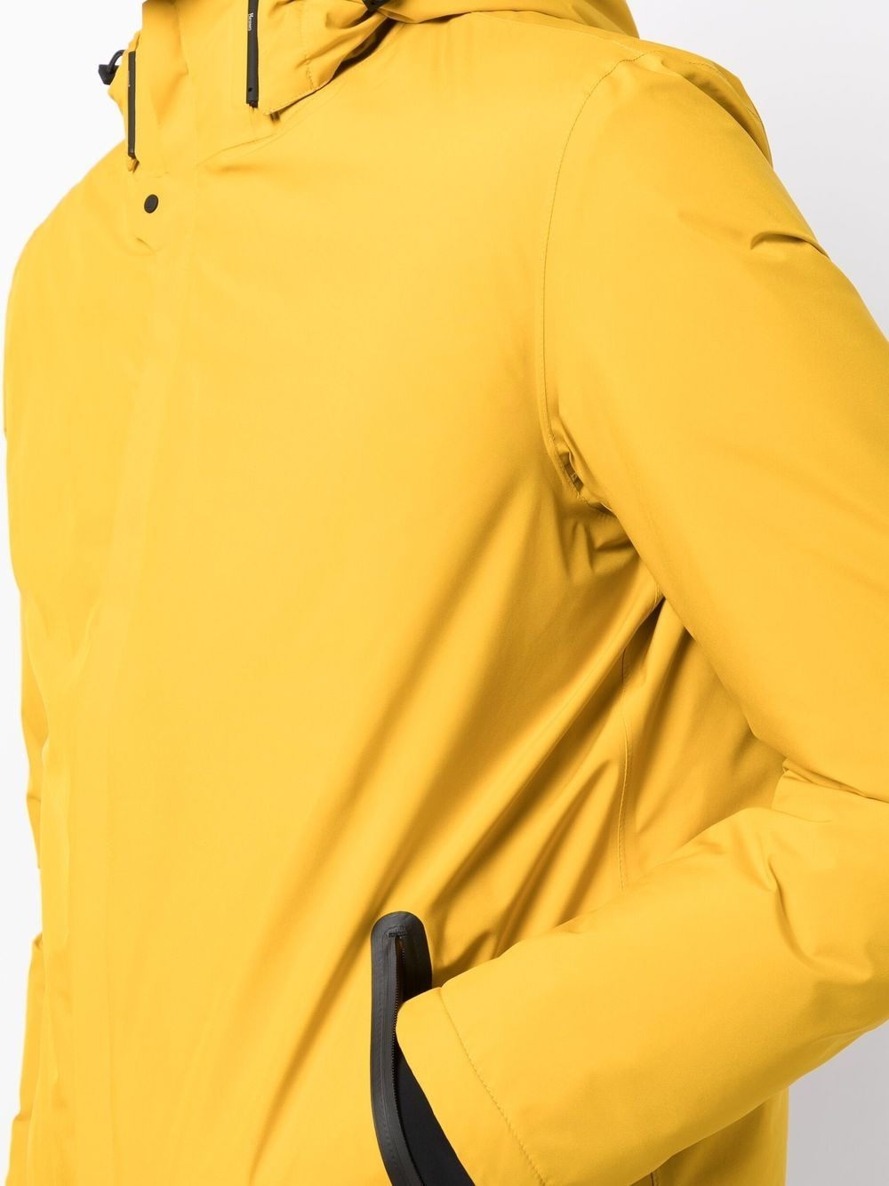 padded drawstring-hooded jacket - 5
