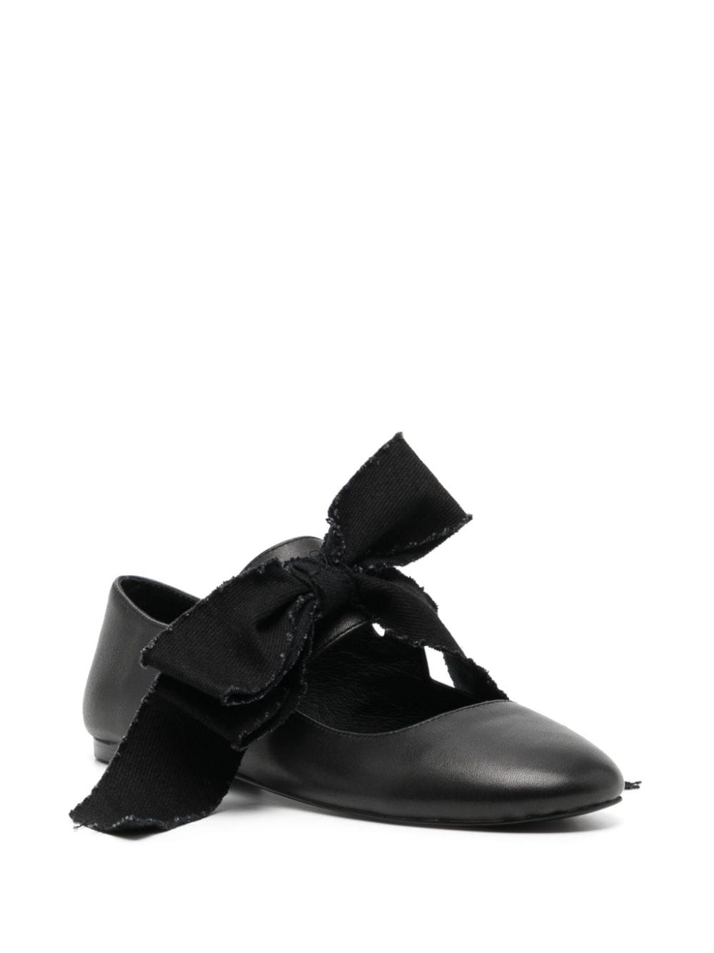 bow-detailed strappy ballerinas - 2