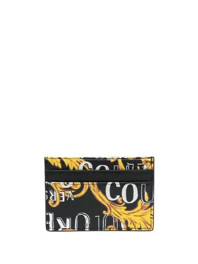 VERSACE JEANS COUTURE Barocco-print cardholder outlook