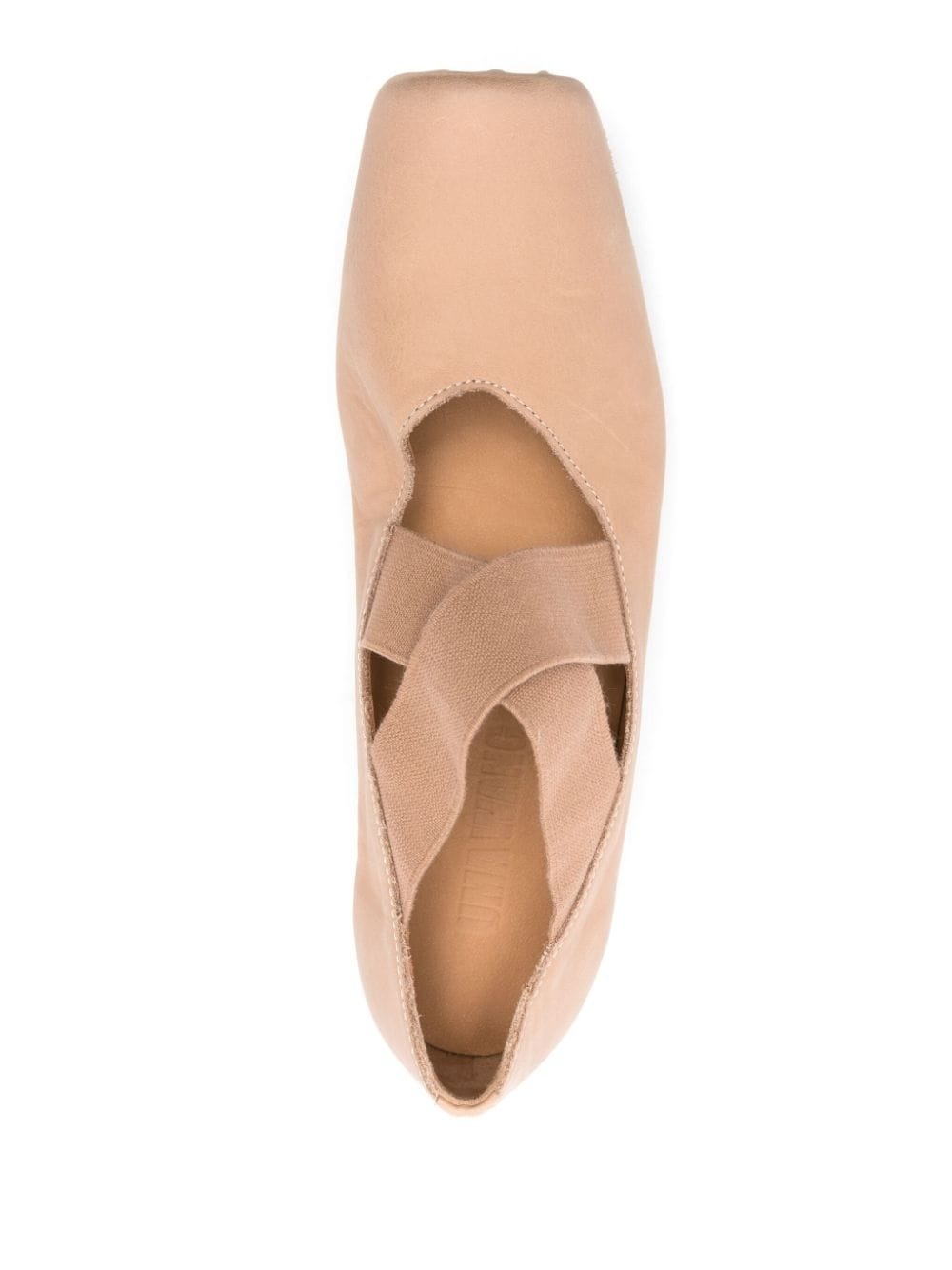 crossed strap ballerinas - 4