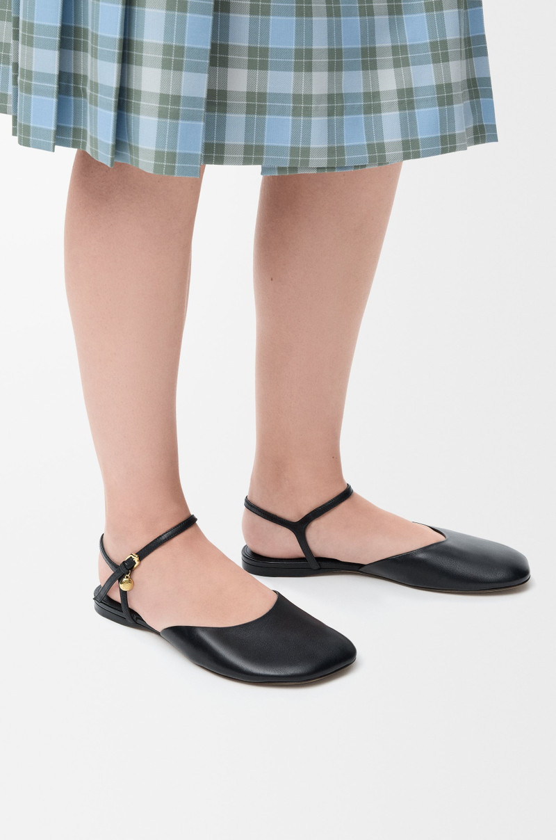 Loewe Toy ankle strap ballerina in lambskin outlook