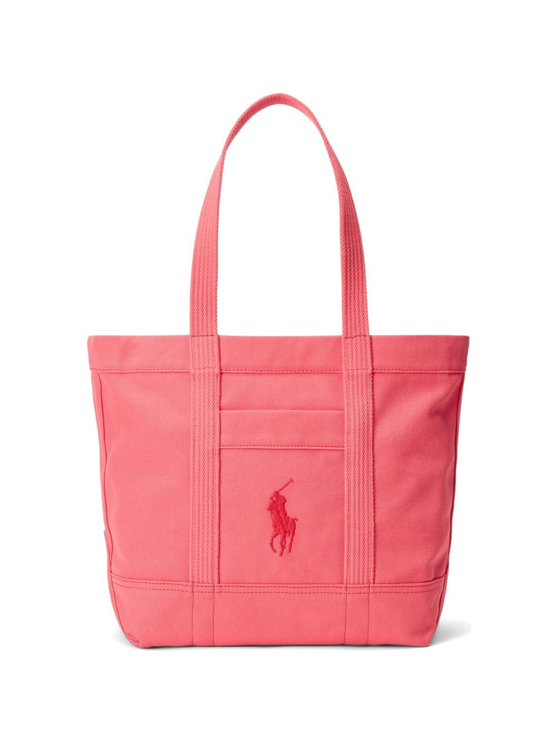 embroidered-logo tote bag 1