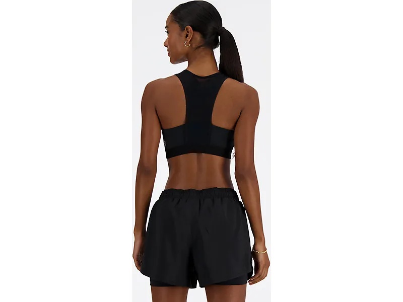 New Balance Sleek Medium Support Pocket Sports Bra - 4