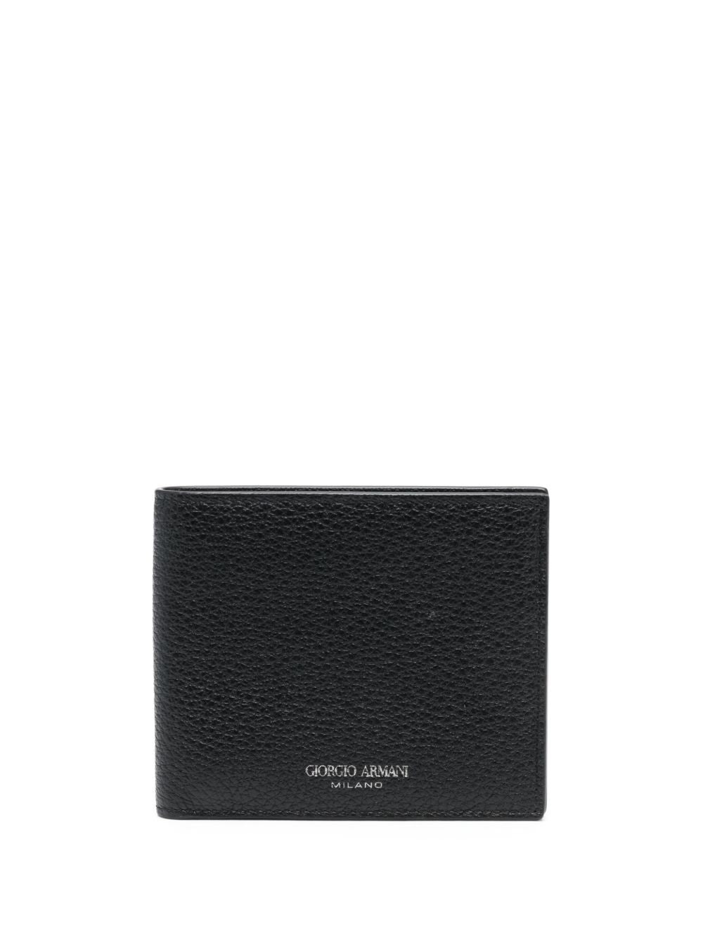 GRAINED-TEXTURED LEATHER WALLET - 1