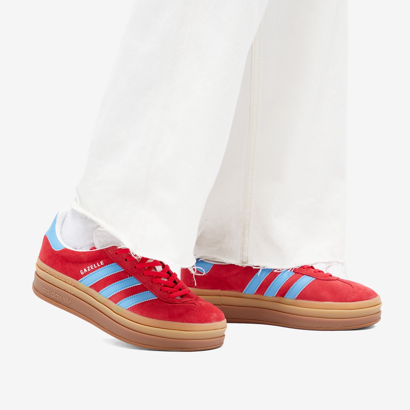 adidas gazelle silver green womens adidas Womens Gazelle Bold (Mint Rush/Impact Orange ) 7.5 main image 1
