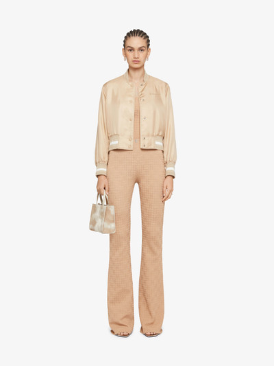 Givenchy FLARE PANTS IN 4G MINI JACQUARD outlook