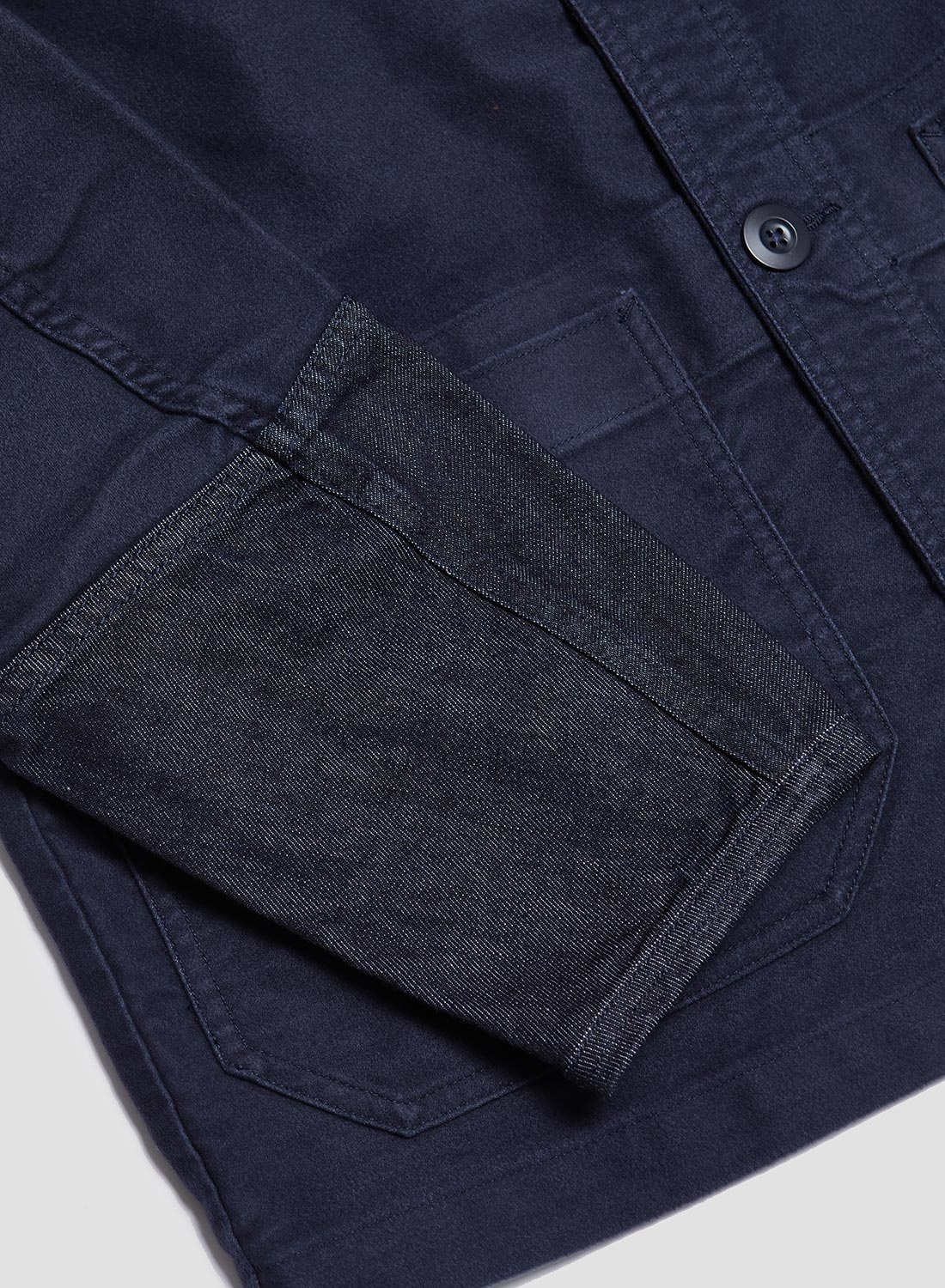 Engineer Jacket in Black Navy - 7