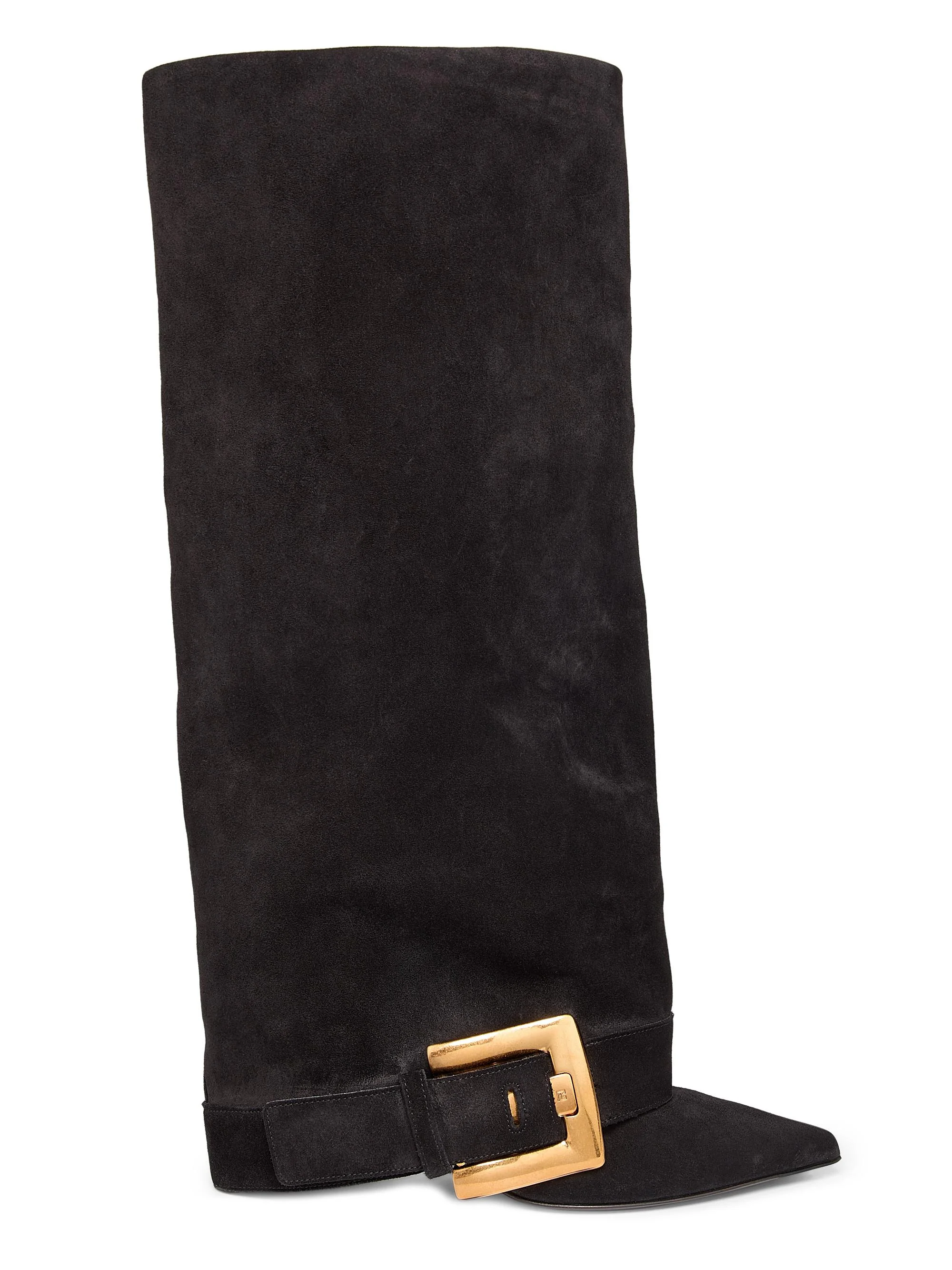 Women's Anthem 75MM Suede Knee-High Boots - Noir - 1