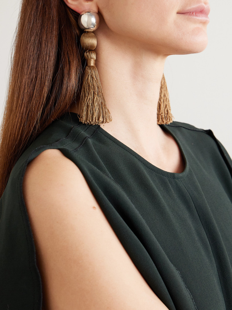 Sophie Buhai Venetian Tasseled Sterling Silver Earrings outlook