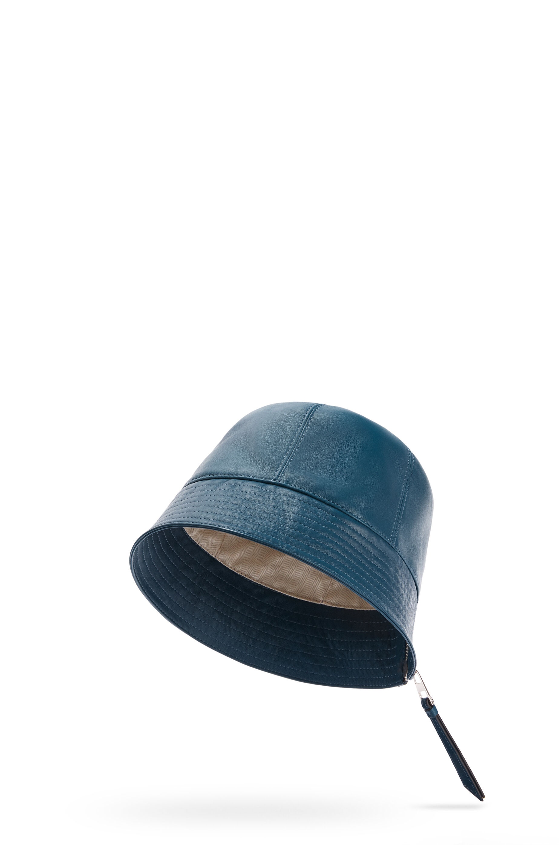 Bucket hat in nappa calfskin - 1