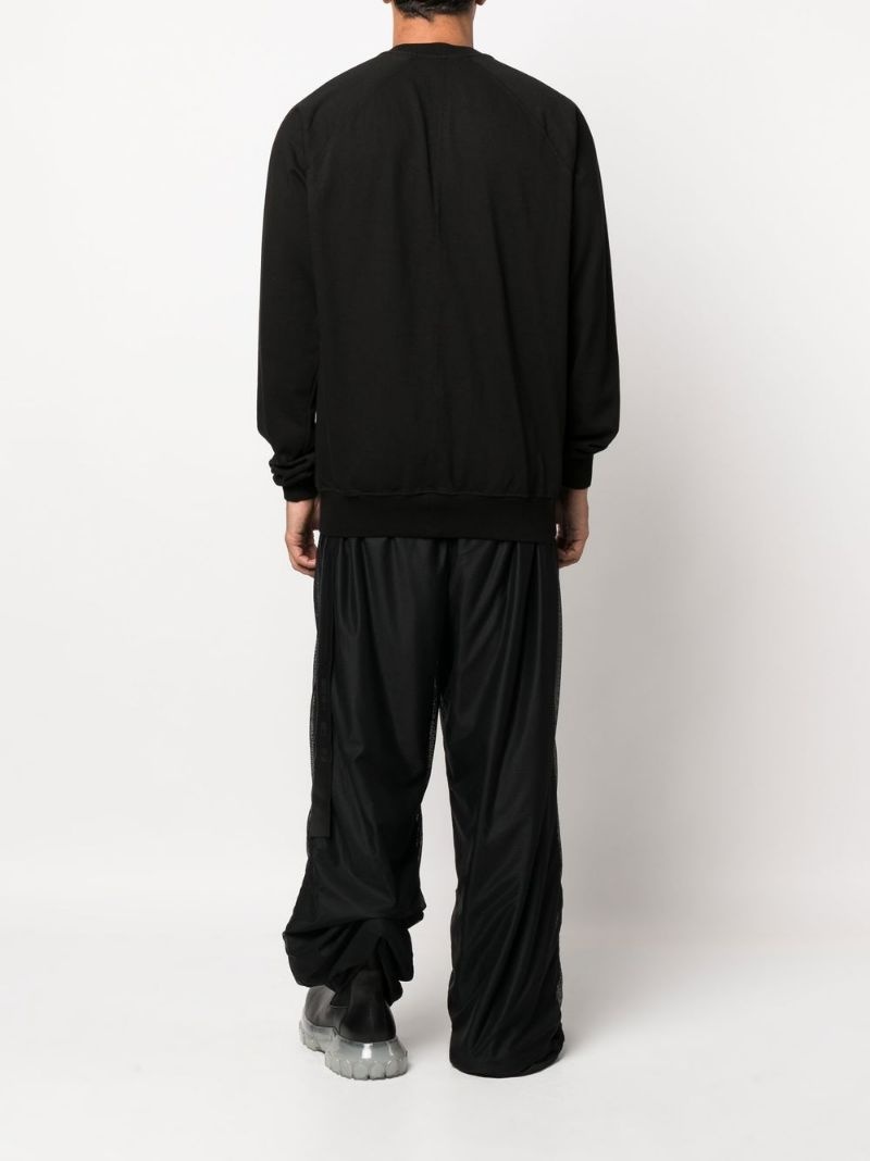 patch-detail long-sleeve sweatshirt - 4