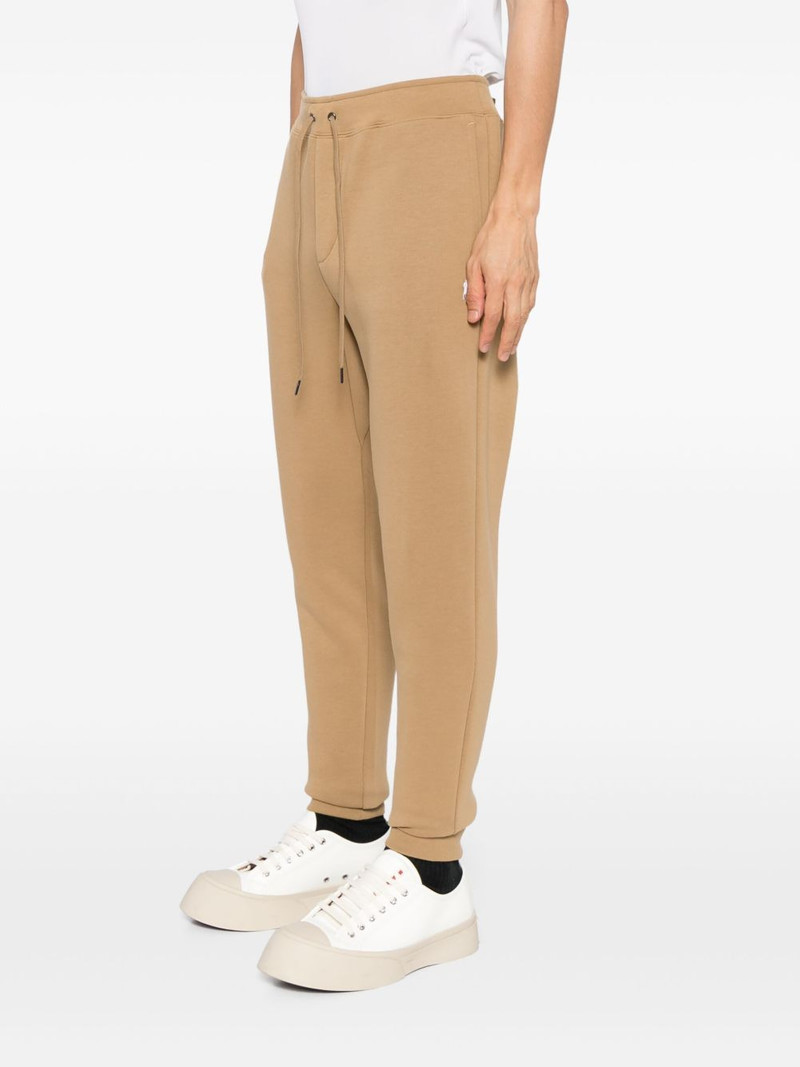 drawstring cotton-blend track pants 3