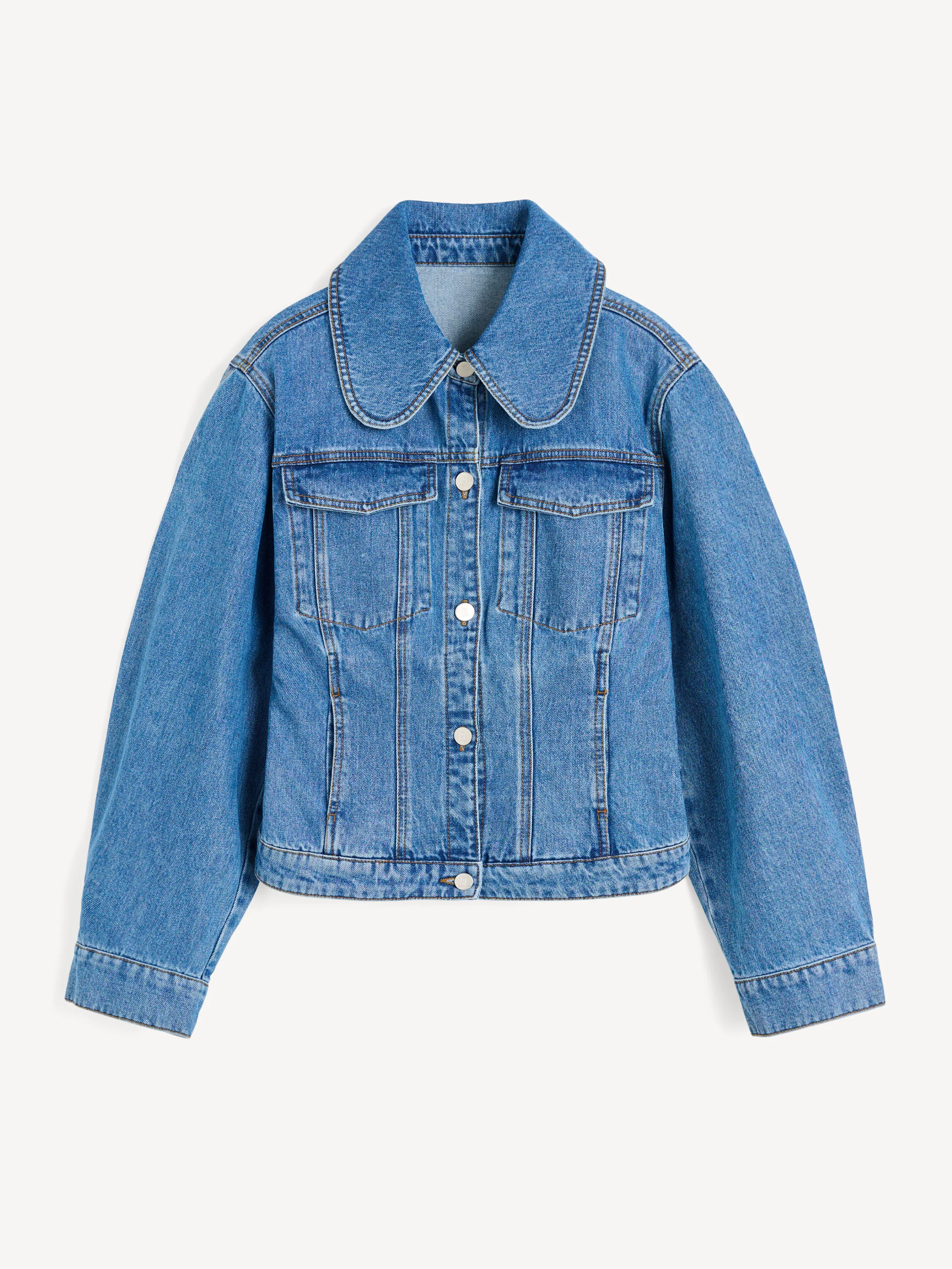 Villies organic cotton denim jacket - 1