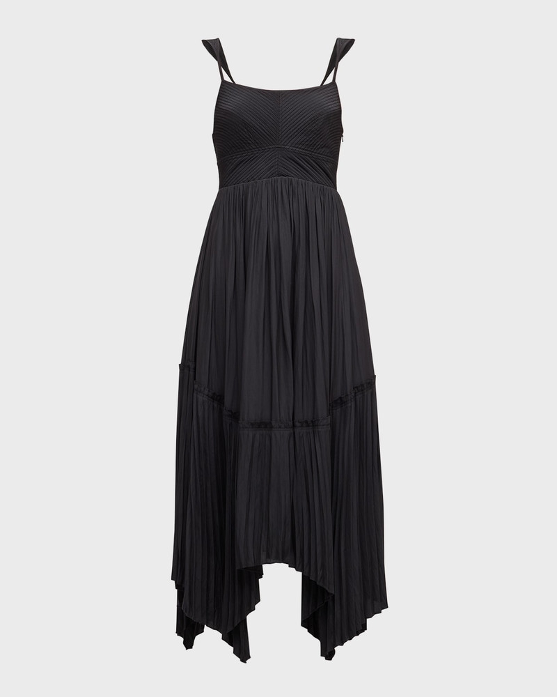 August Pleated Handkerchief Dress 1