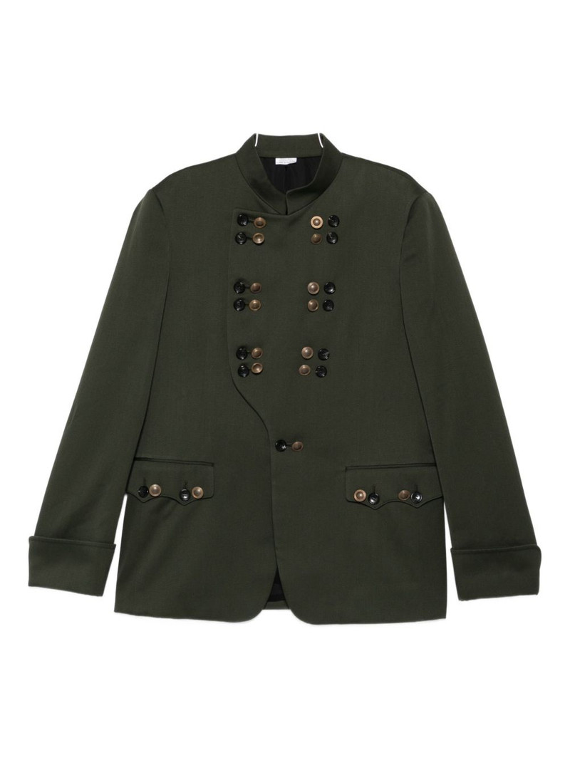 double-breasted button-detail jacket 1