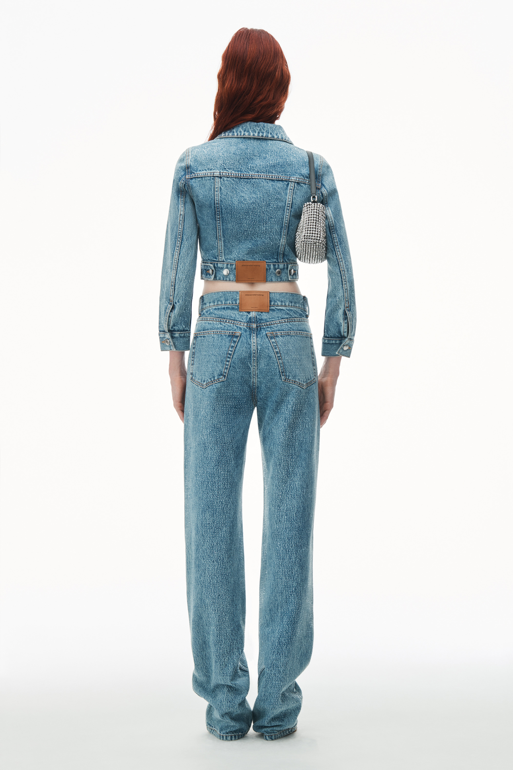 CLEAR HOTFIX EZ - MID RISE STRAIGHT LEG JEAN IN DENIM - 4