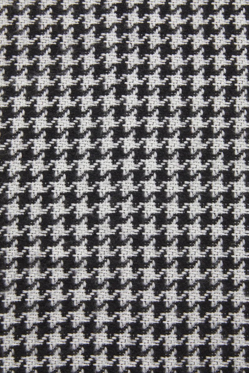 Houndstooth scarf - Black/white 5