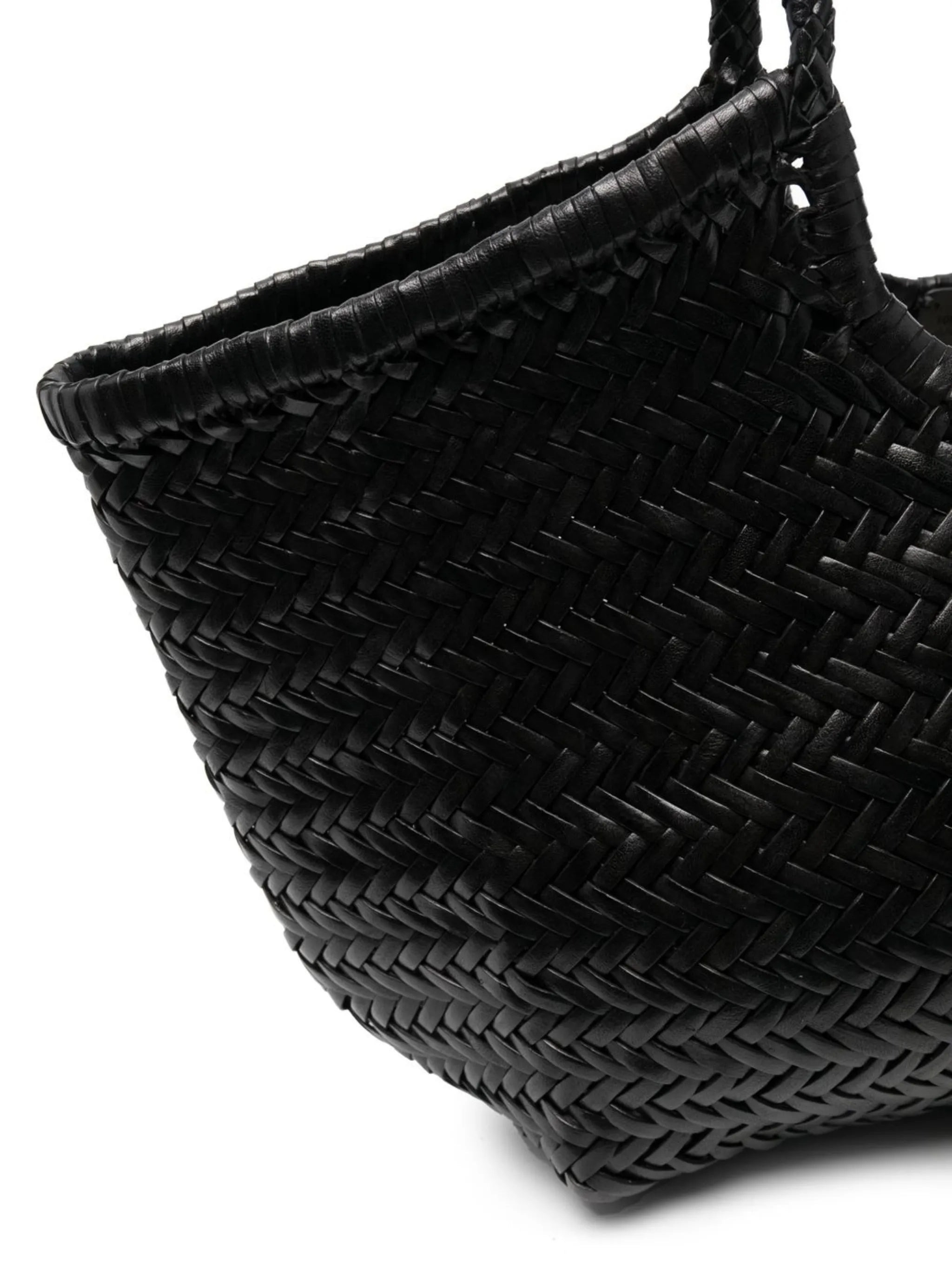 Nantucket interwoven leather tote bag - 4