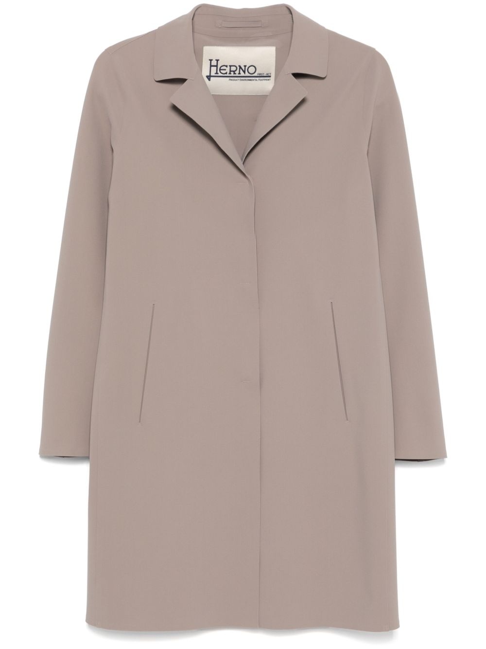 single-breasted coat - 1