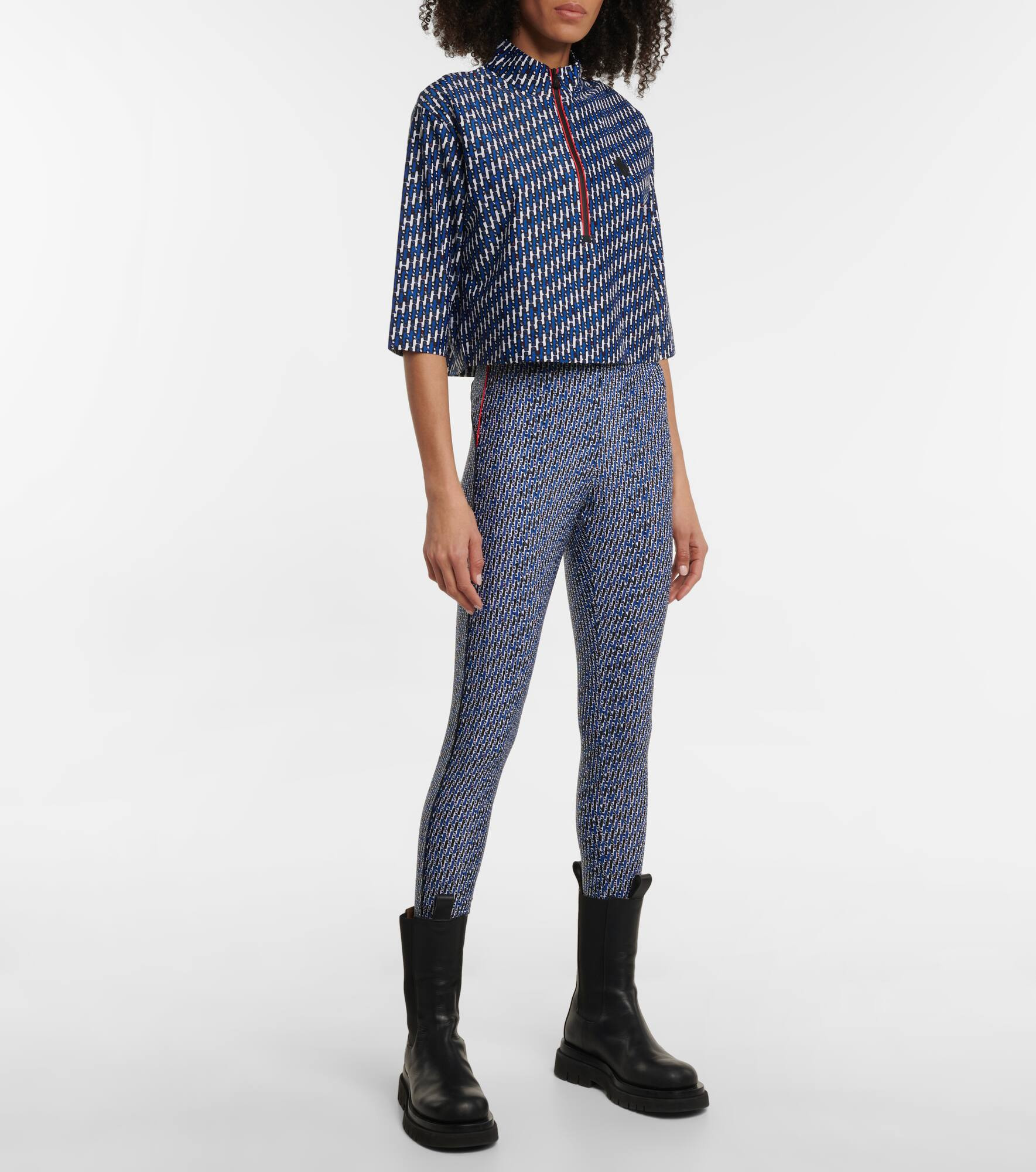 High-rise printed leggings - 2