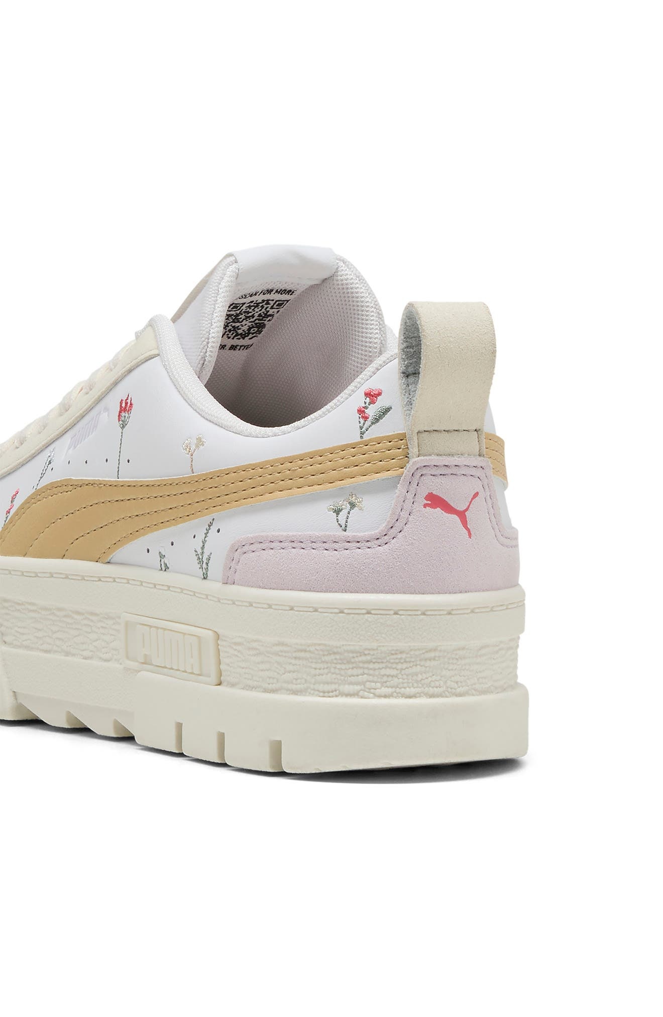 PUMA Mayze Classic Platform Sneaker in Puma White-White at Nordstrom - 2