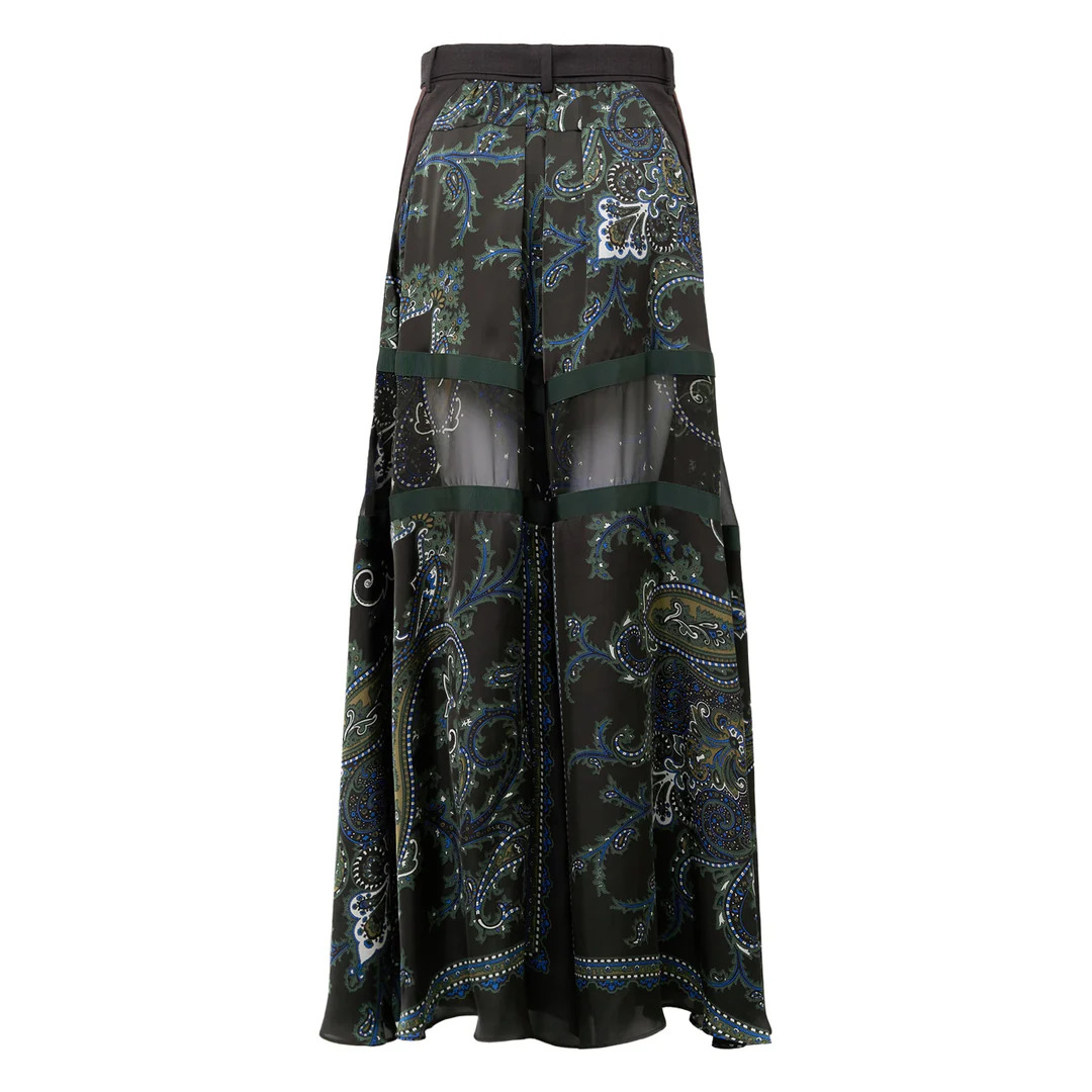 Suiting x Paisley Print Pants - 2
