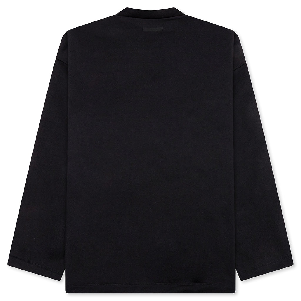 ESSENTIALS HEAVY FLEECE HOCKEY JERSEY - BLACK | feature