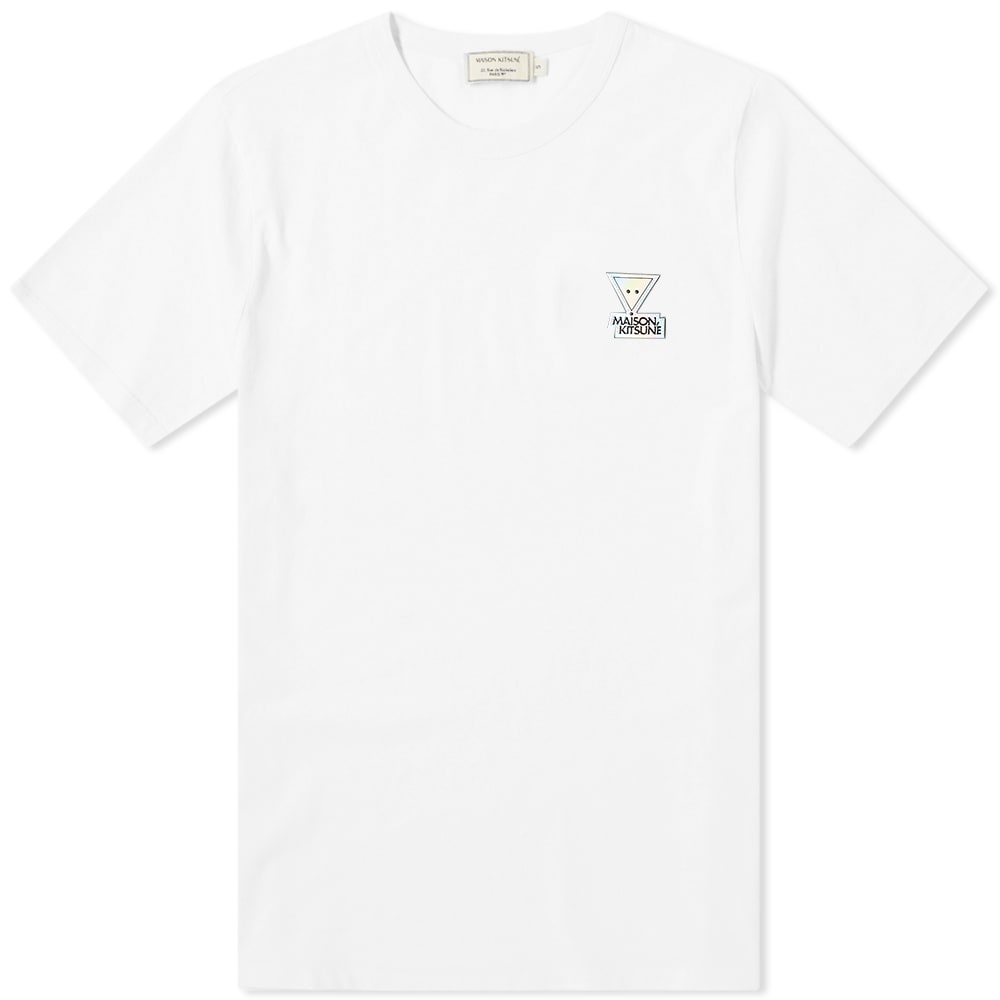 Maison Kitsuné Triangle Fox Hologram Tee - 1