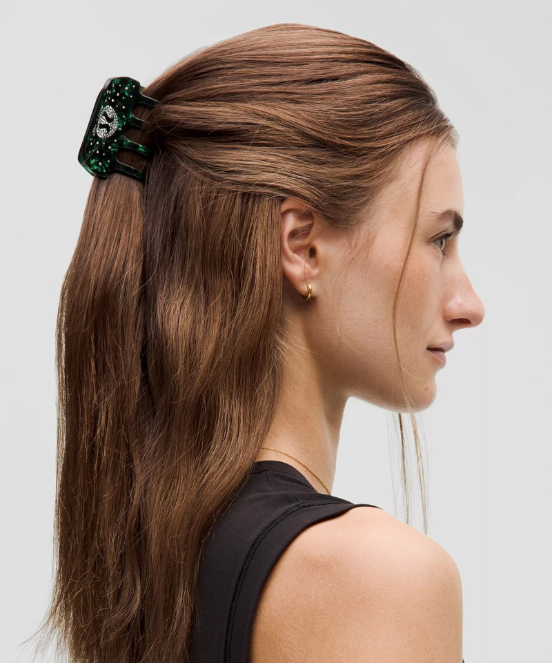 lululemon Criss-Cross Claw Clip *Rhinestones outlook