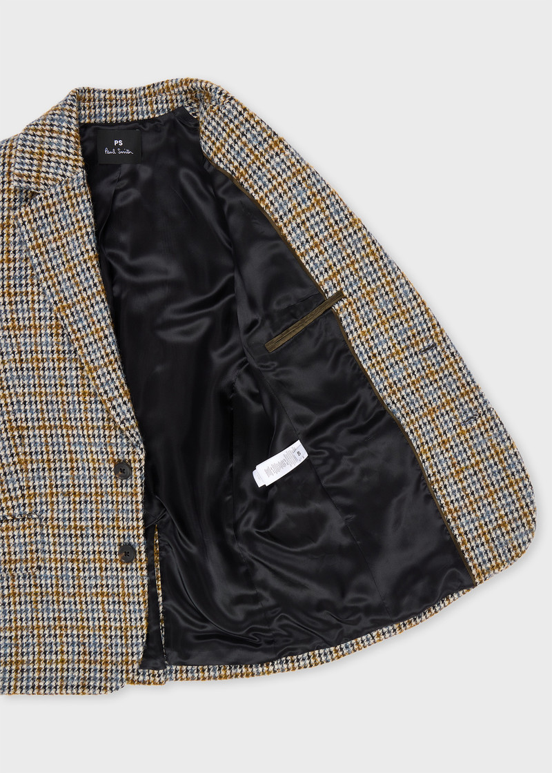 Women's Houndstooth Wool-Blend Blazer 4