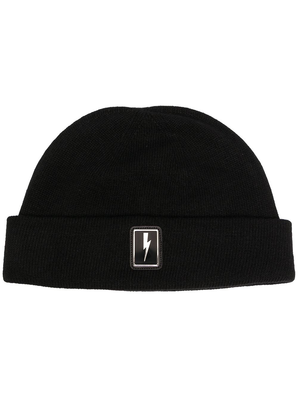 Thunderbolt patch beanie - 1