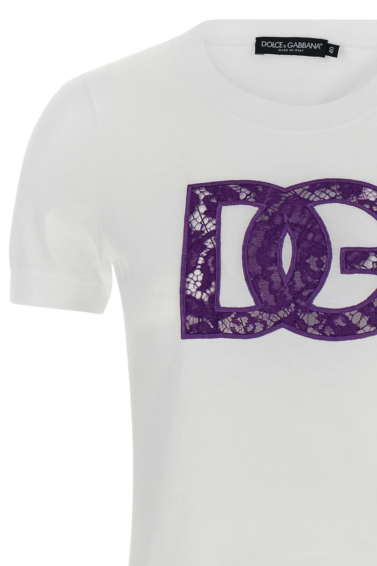 Dolce & Gabbana Women Lace T-Shirt - 4
