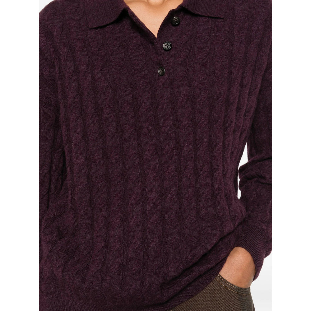 Lisa Yang Purple Knitwear - Jumpers Women - 2