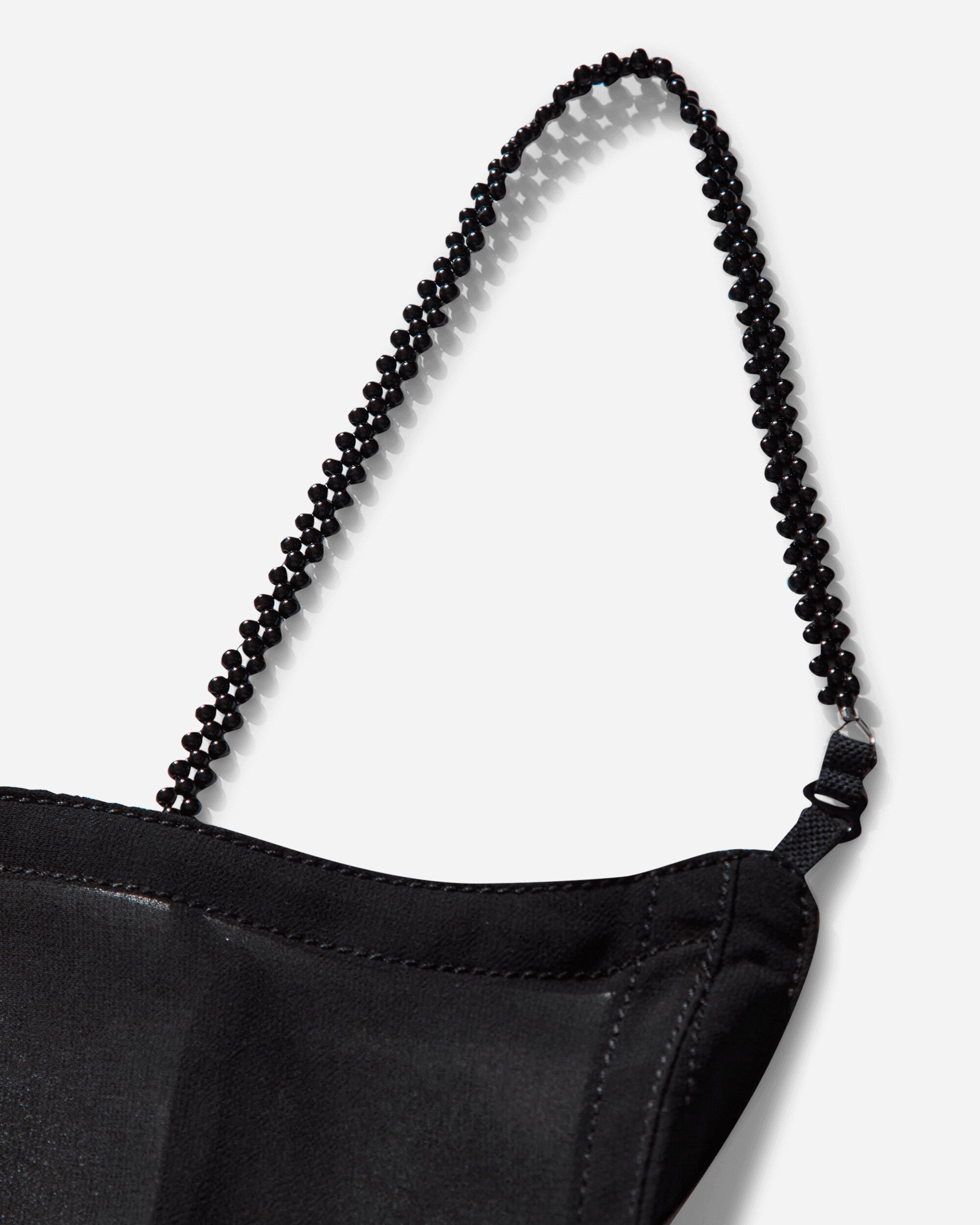 Women's Beaded Slip Dress Black - 3